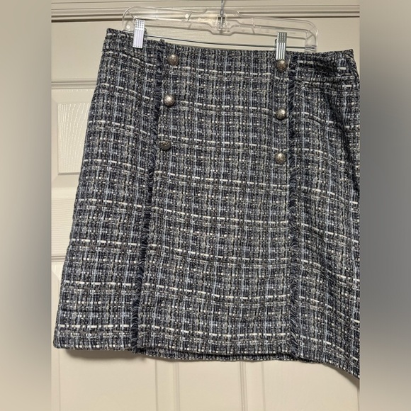 NWT Talbots Americana Tweed A- Line Skirt - Picture 4 of 10